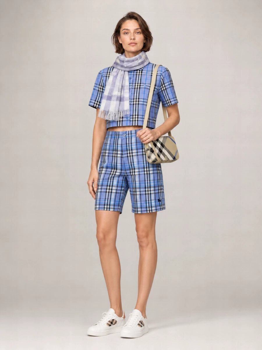 Burberry Embroidered Knee-Length Swim Shorts