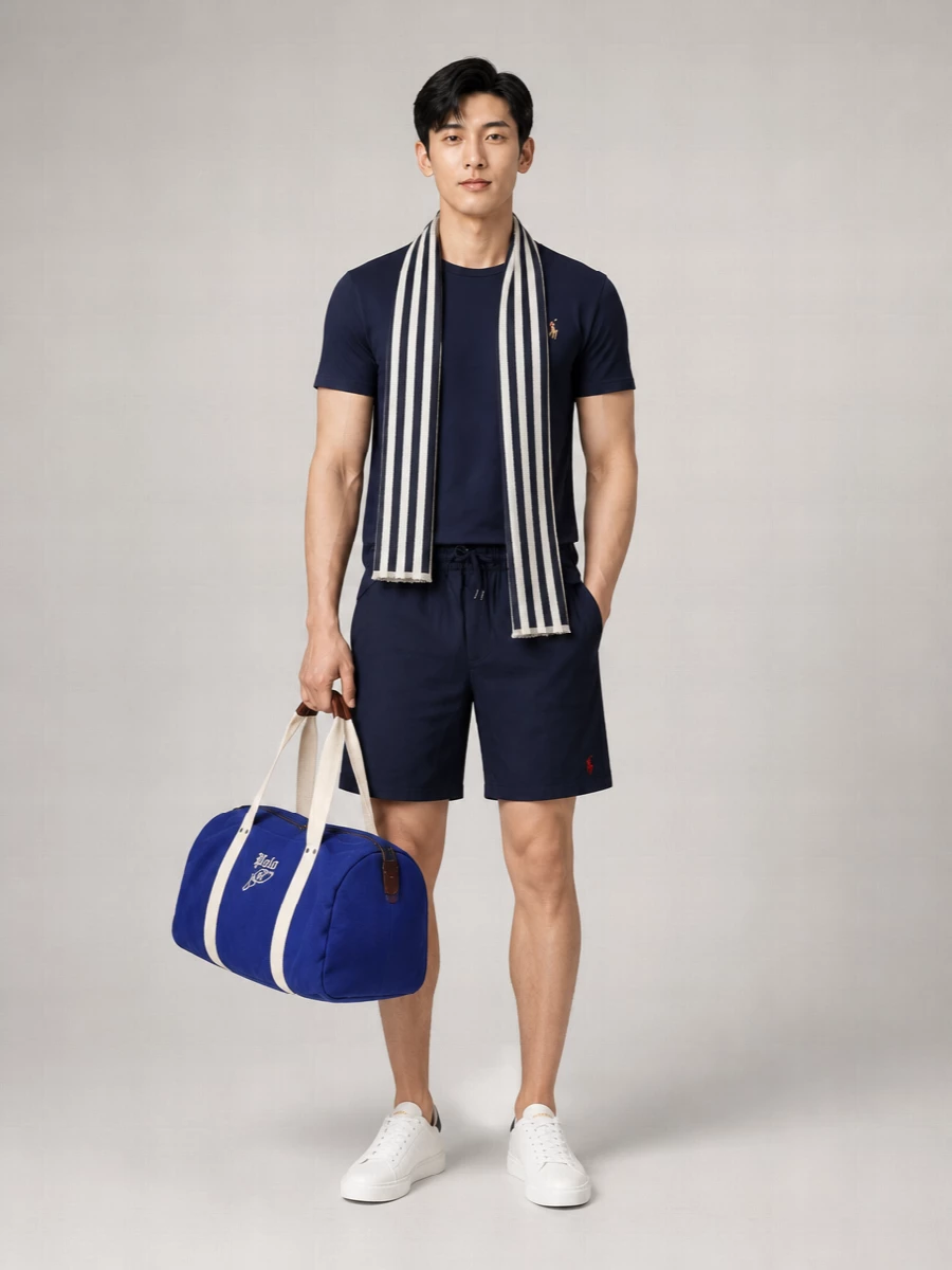 Ralph Lauren Cotton Crew Neck Short-Sleeve Polo Shirt