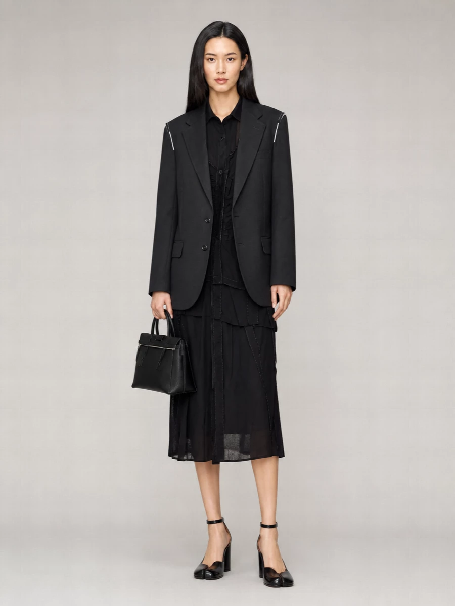 Maison Margiela Virgin Wool Single-Breasted Blazer