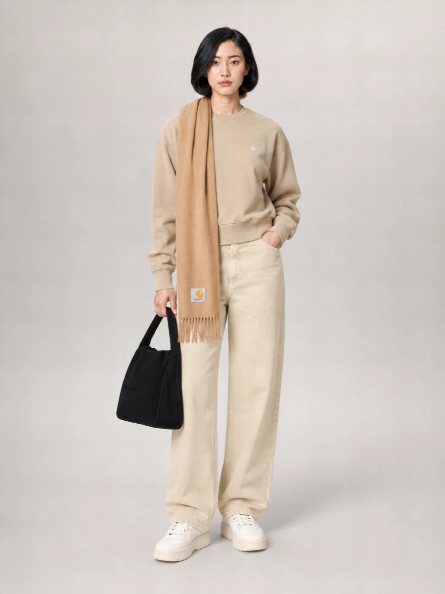 Carhartt Wip Sweatshirt With Ribbed Cuffs And Hem