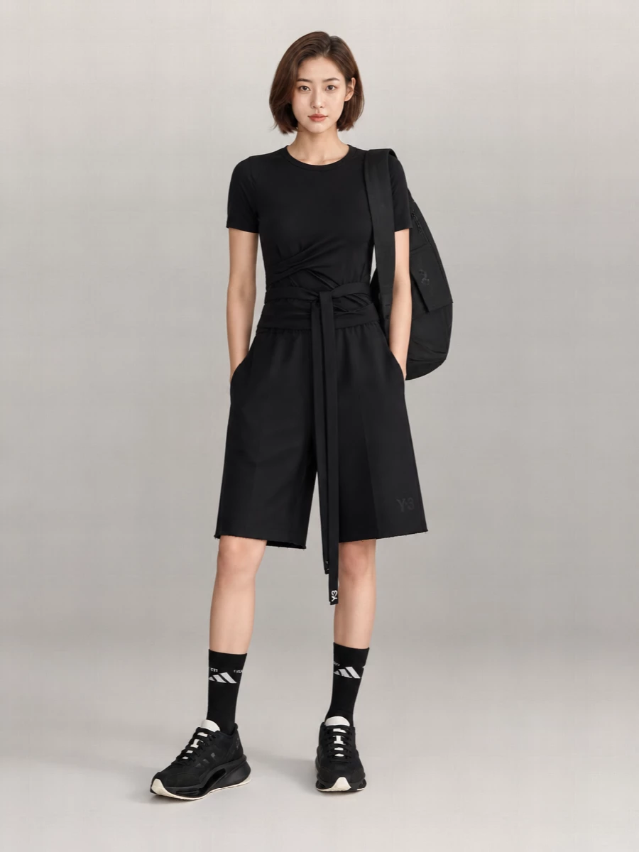 Y-3 Straight Knee-Length Shorts