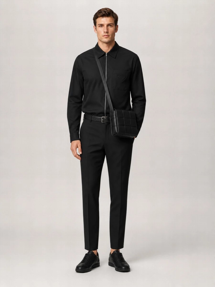 Prada Velvet Cropped Trousers