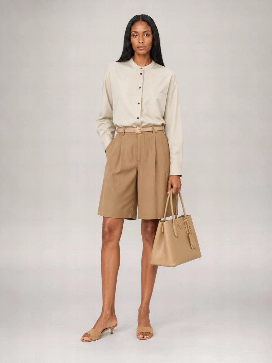 Prada Small Calf Leather Shoulder Bag