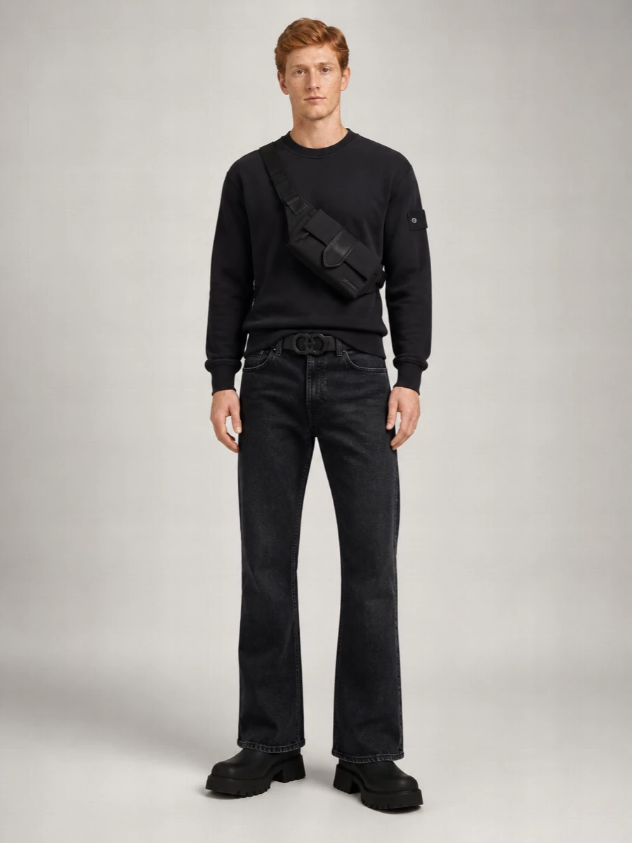 Stone Island Cotton Straight-Leg Jeans