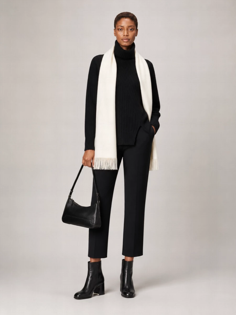 S Max Mara Wool And Cashmere High Neck Sweater