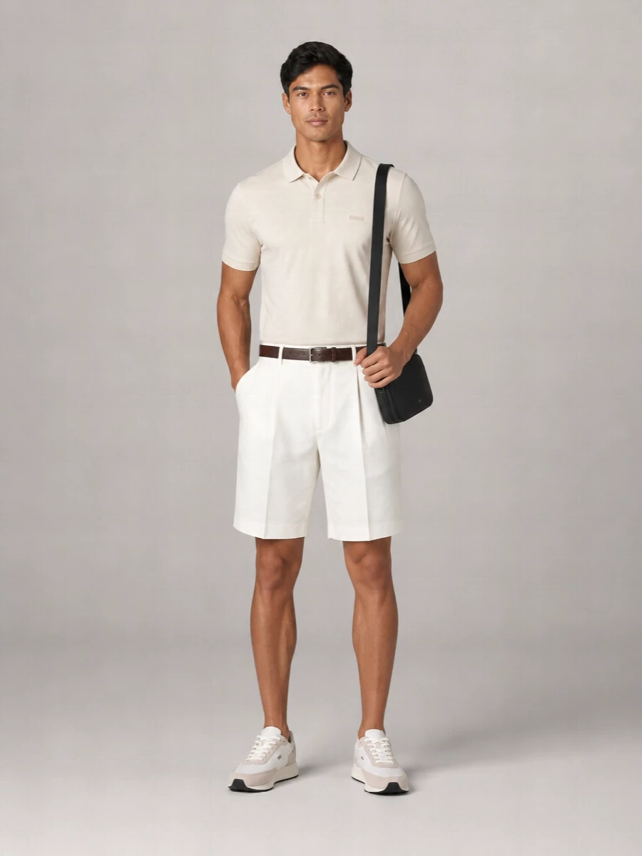 Boss Cotton Logo Polo Shirt