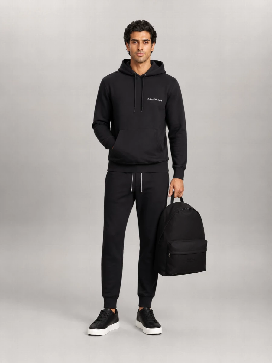 Calvin Klein Long-Sleeve Hooded T-Shirt