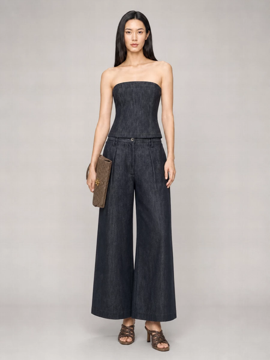 Brunello Cucinelli Cotton Bandeau Top