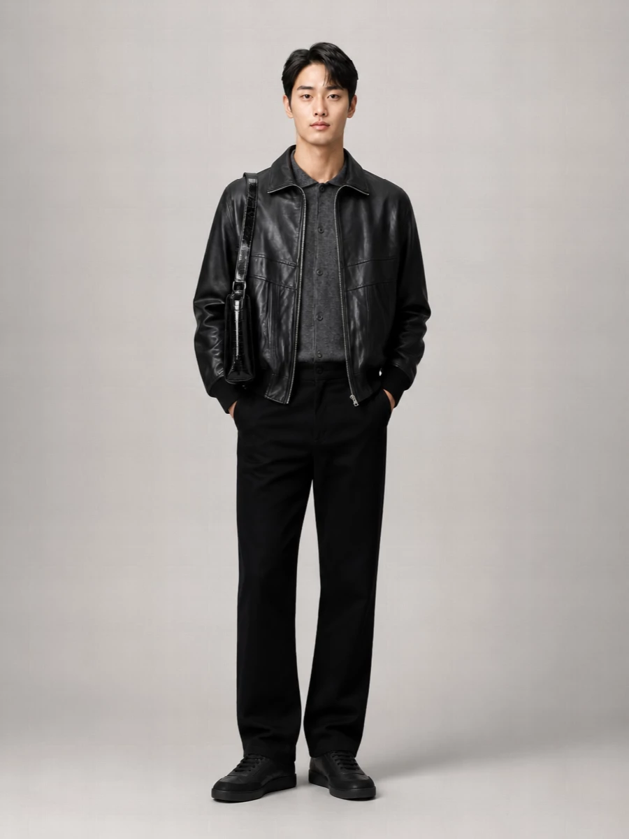 Dolce&Gabbana Leather Lace-Up Sneakers