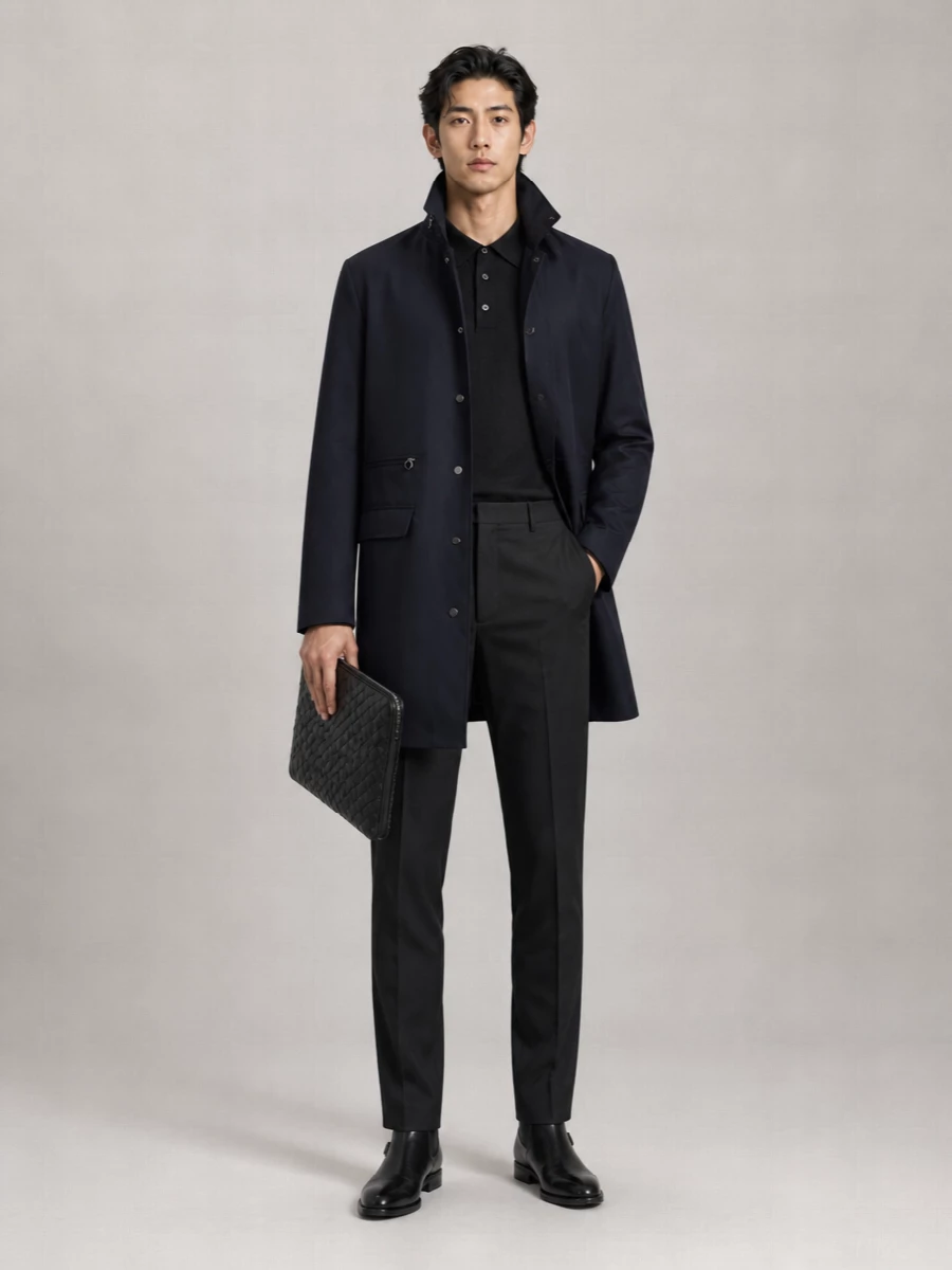 Kiton High-Collar Lightweight Jacket