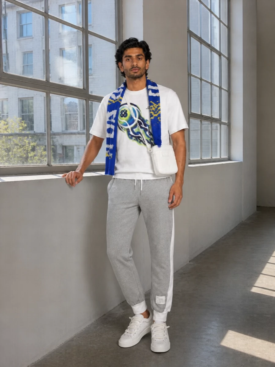 Dolce gabbana joggers graphic casablanca tshirt