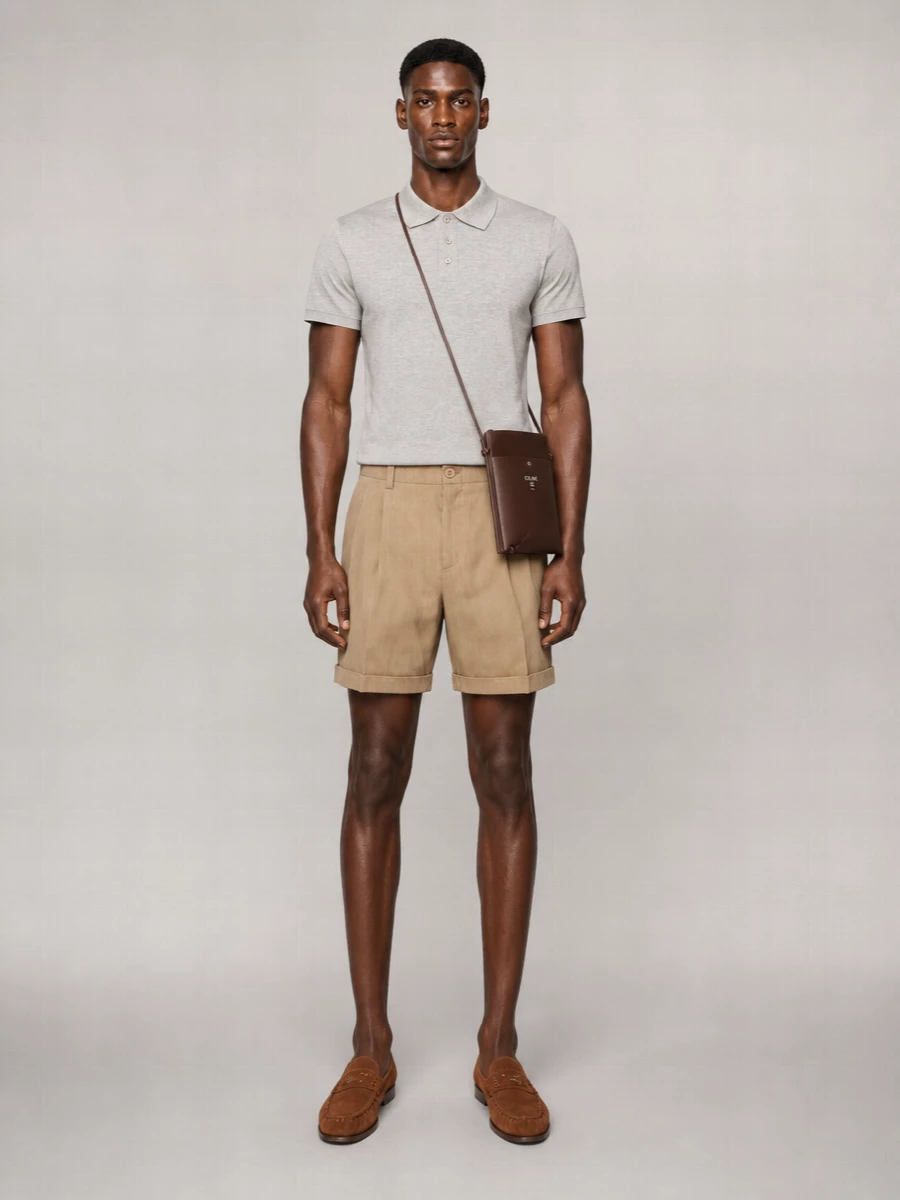 Saint Laurent Suede Leather Loafers