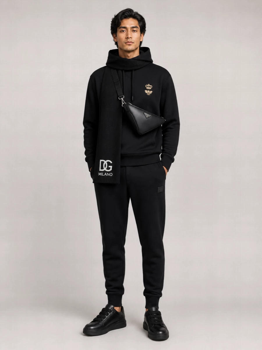 Dolce&Gabbana Wool Cashmere Joggers