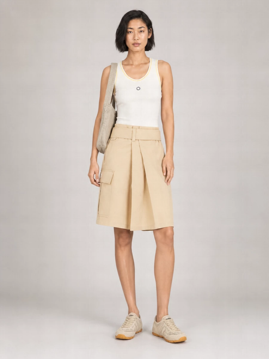 Kenzo Cotton Wrap Skirt