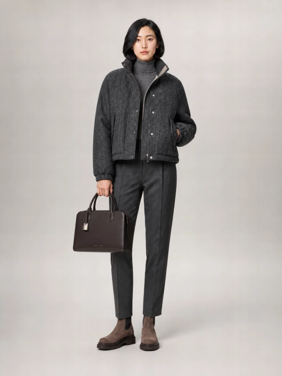 Brunello Cucinelli Wool Down Puffer Jacket