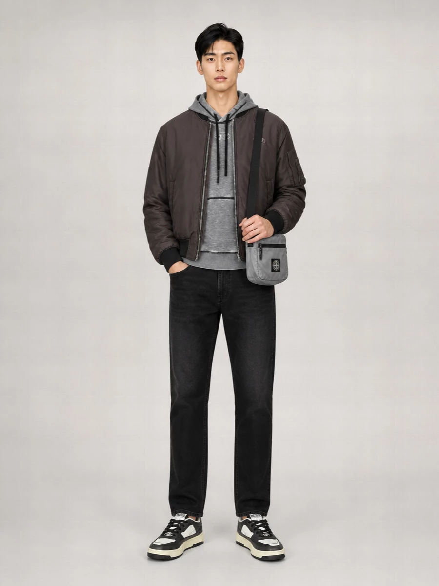 Diesel Reversible Padded Bomber Jacket