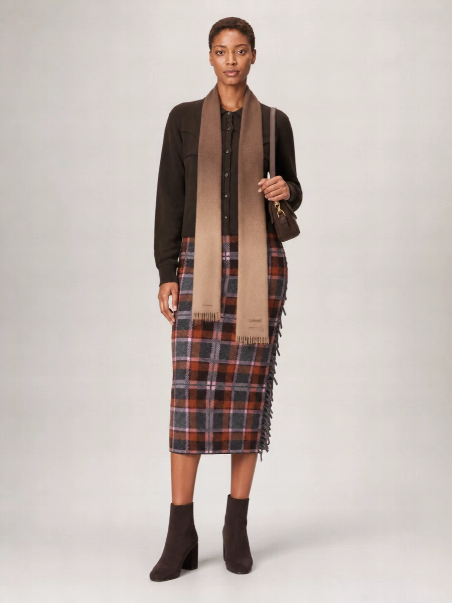 Guest In Residence Cashmere Cropped Shirt Cardigan