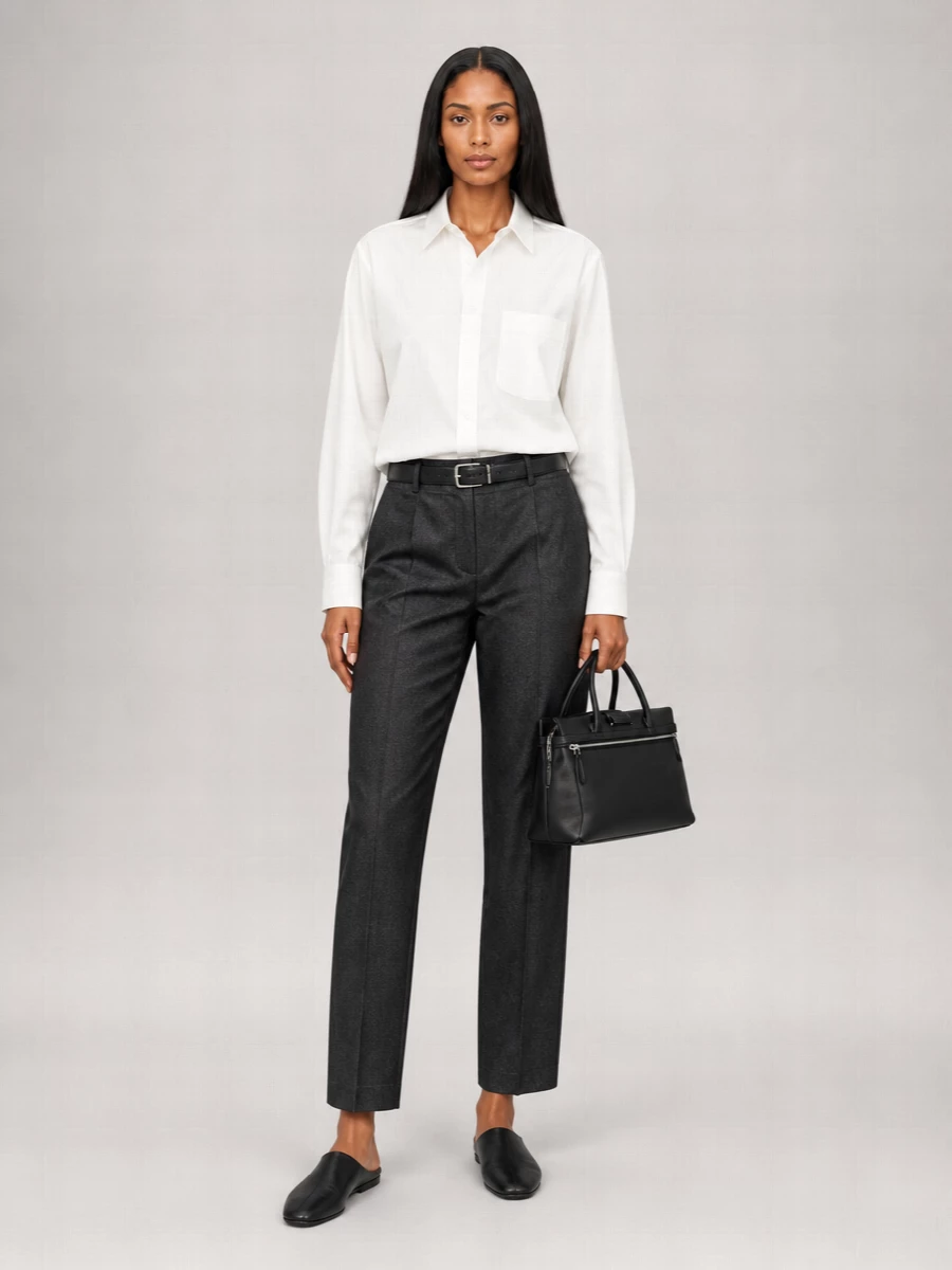 Maison Margiela Virgin Wool Straight-Leg Trousers