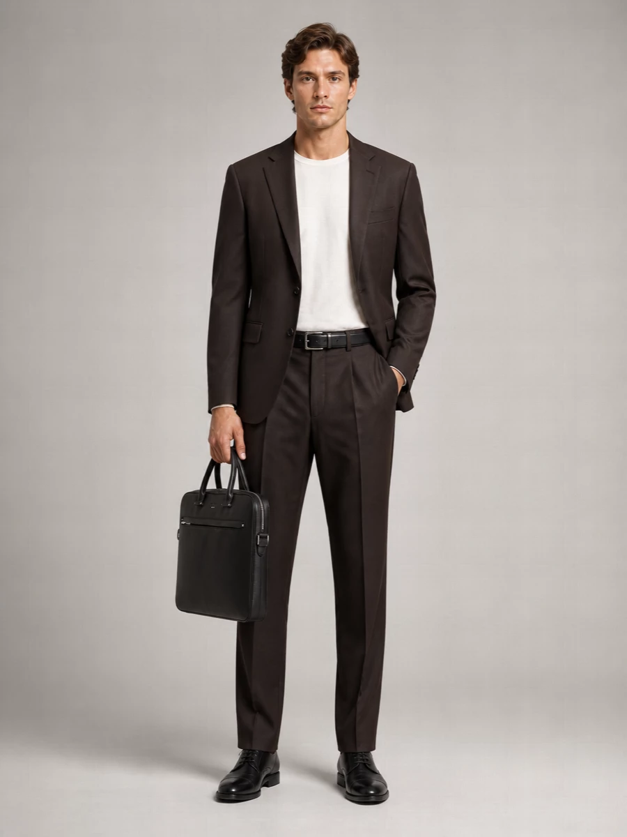 Boss Leather Oxford Shoes