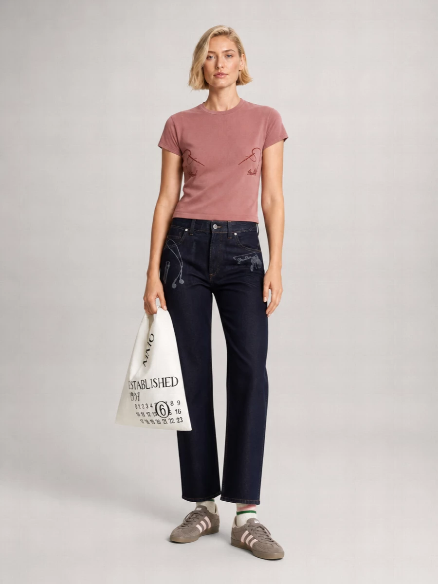 Jean Paul Gaultier Embroidered T-Shirt