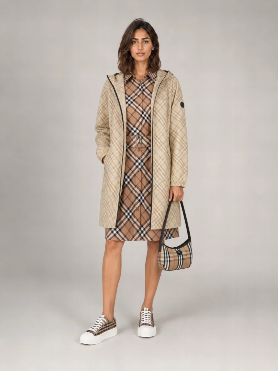 Burberry Check Low-Top Sneakers