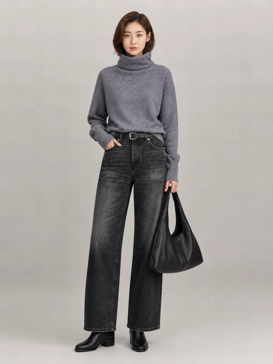 Haikure Denim Wide-Leg Jeans