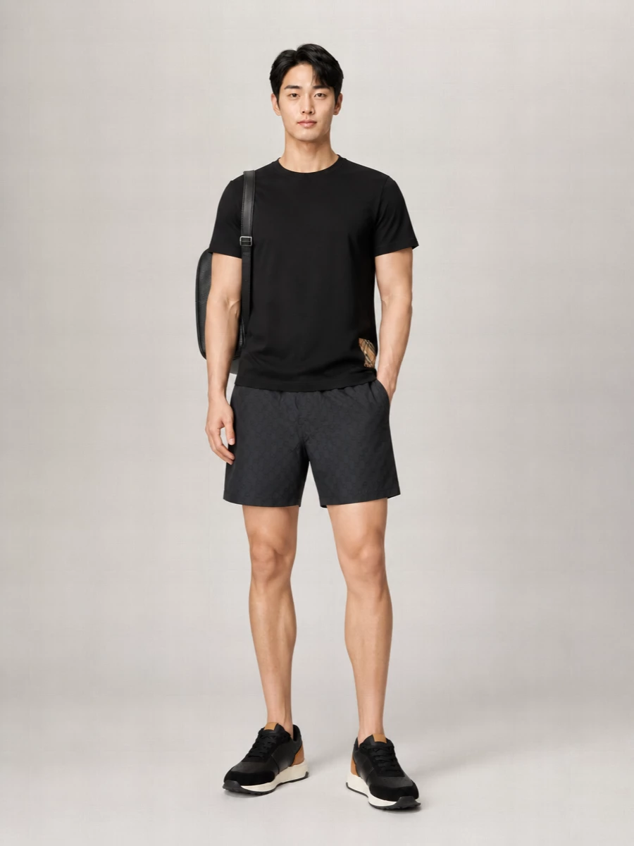 Gucci Logo-Print Swim Shorts