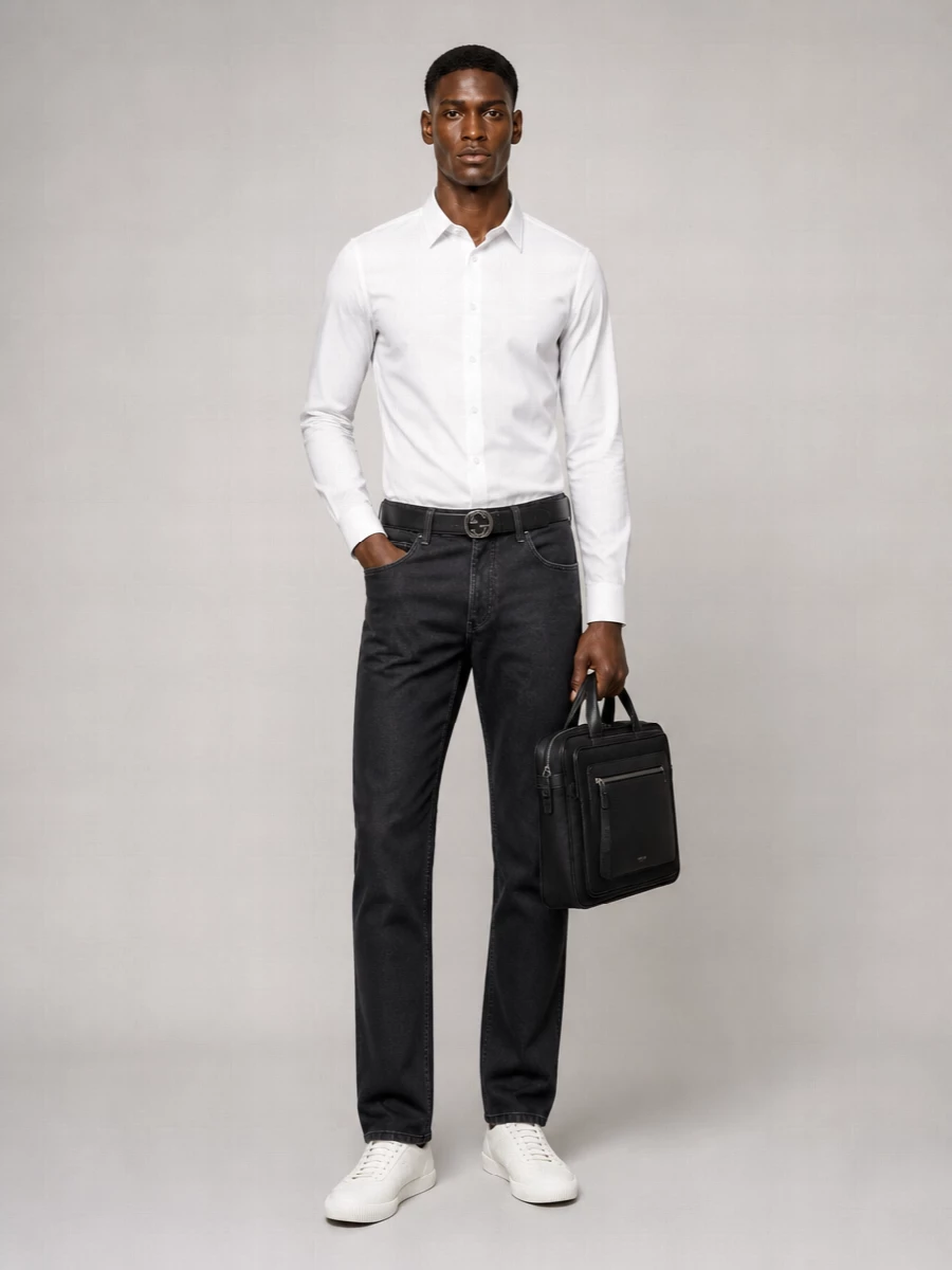 Giorgio Armani Straight-Leg Denim Jeans