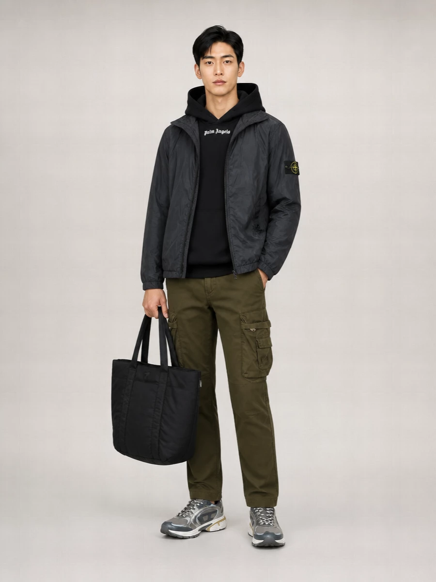 Stone Island Nylon Hooded Jacket