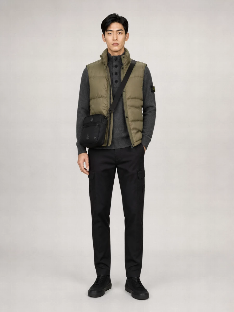 Stone Island Down Ripstop Padded Vest