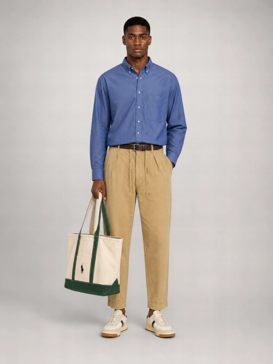 Beams Plus Cotton Oxford Shirt
