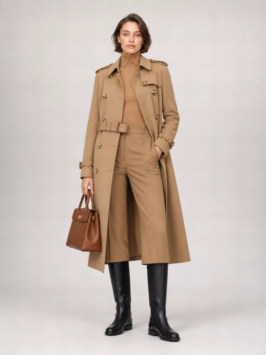 Burberry Cashmere Trench Coat