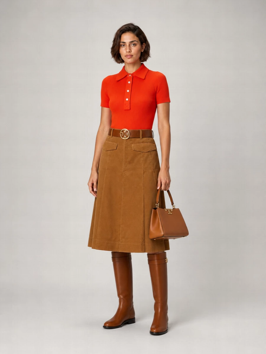 Tory Burch Leather Reversible Belt