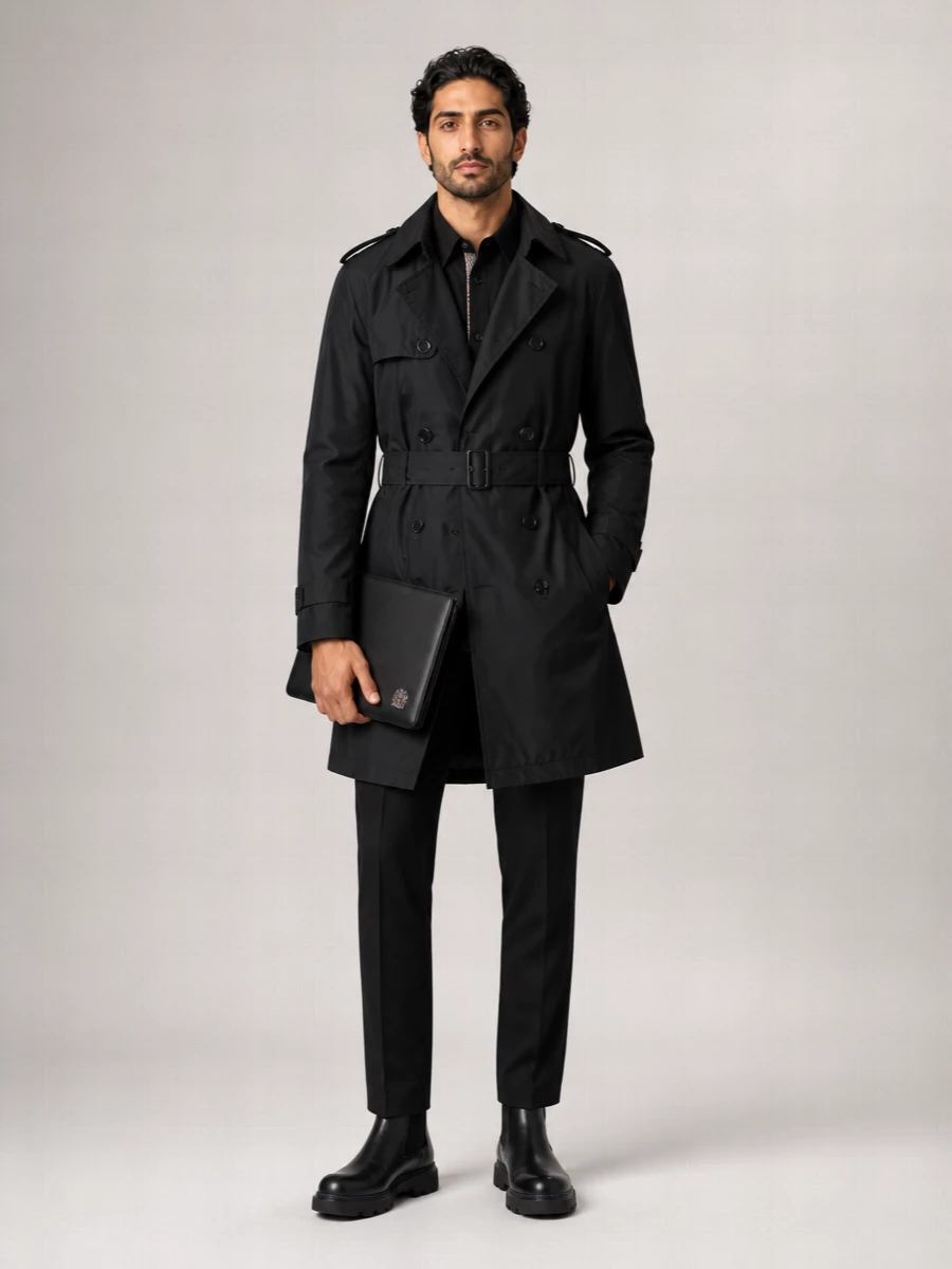 Burberry Nylon Trench Coat