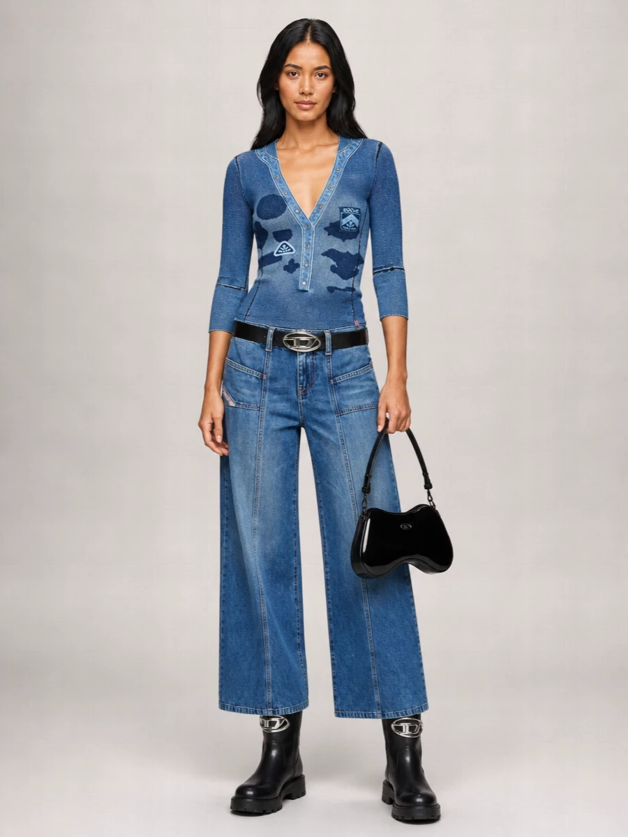 Diesel denim top