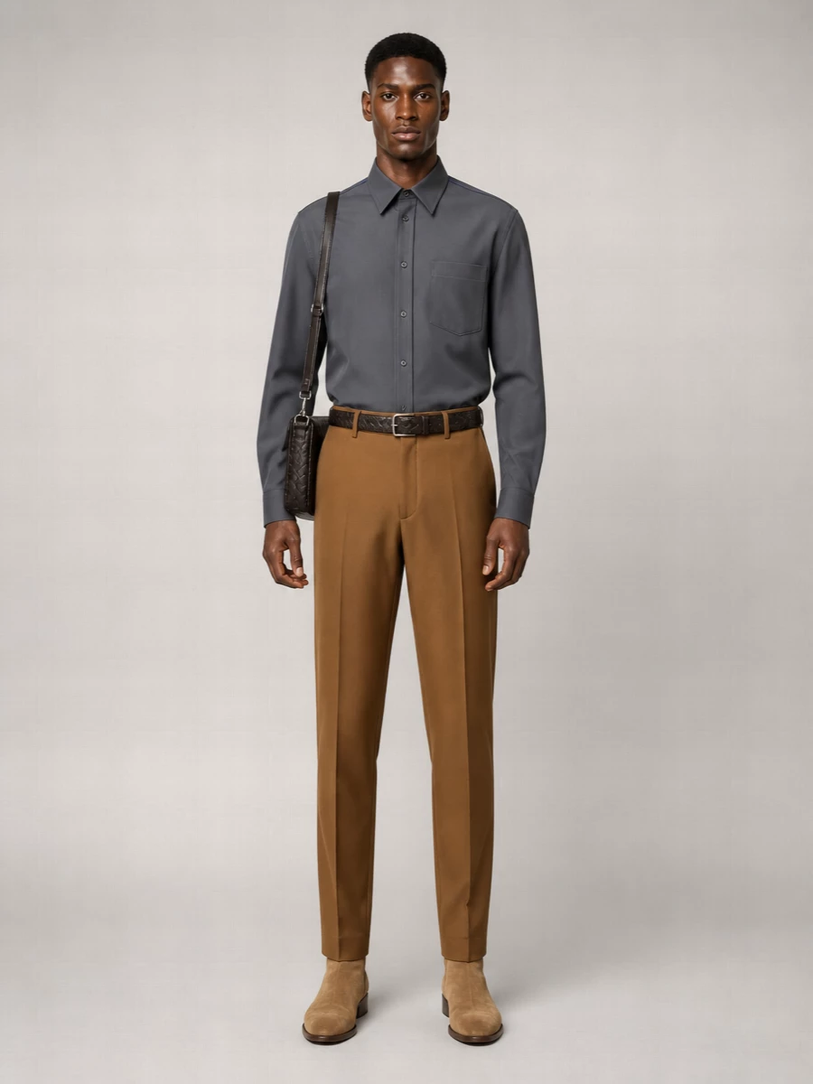Marni Wool-Blend Straight-Leg Trousers