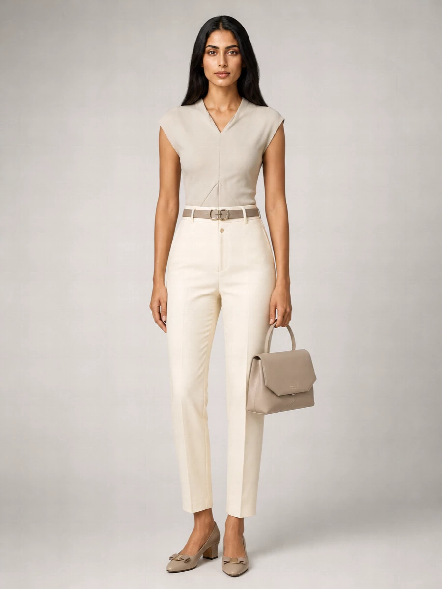 Alberta Ferretti Satin Blouse
