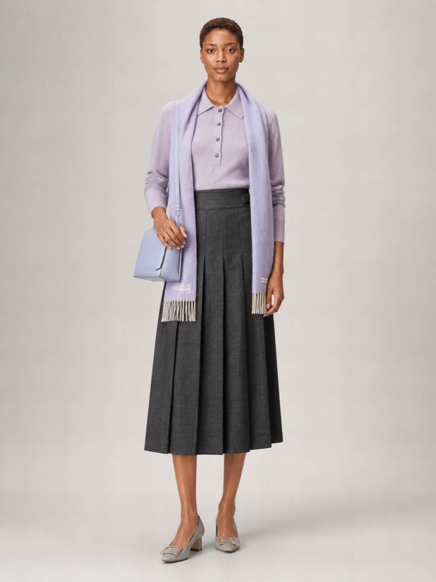 Róhe Cashmere Silk Wool Polo Jumper