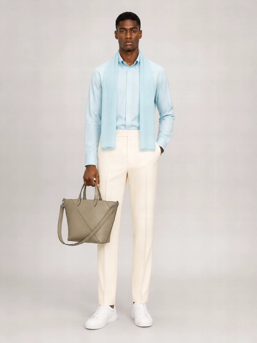 Fendi Leather Tote Bag