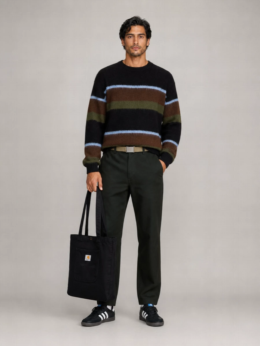 Carhartt Wip Organic Cotton Straight-Leg Trousers