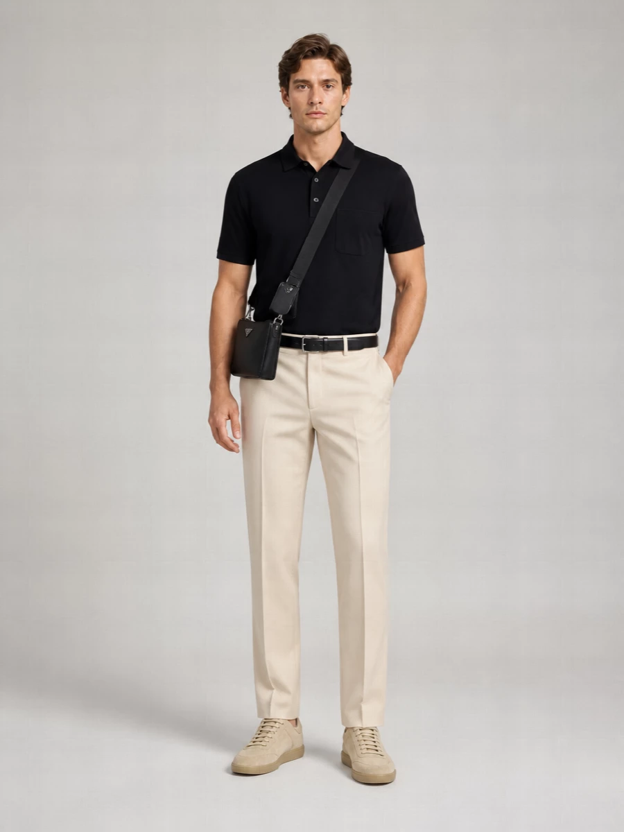 Zegna Short Sleeve Polo Shirt
