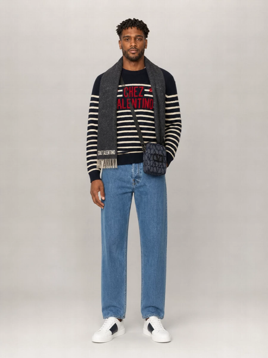 Valentino Garavani Calf Leather Low-Top Sneakers