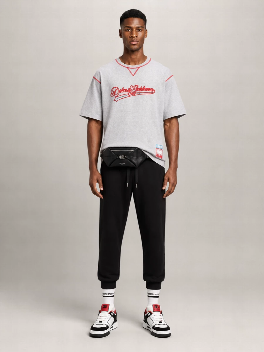 Dolce&Gabbana Logo-Embroidered T-Shirt