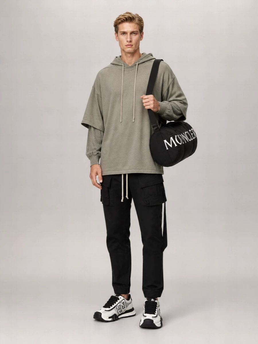 Moncler Fabric Beach Bag