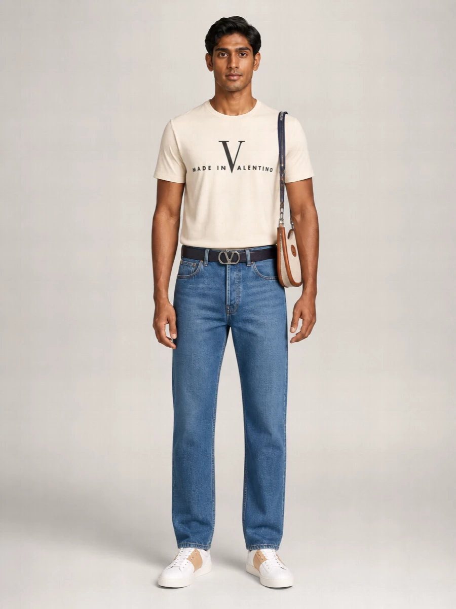 Valentino Garavani Leather Low-Top Sneakers