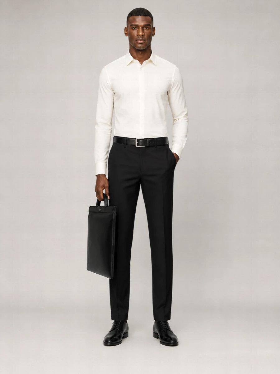 Valentino Garavani Virgin Wool Straight-Leg Trousers