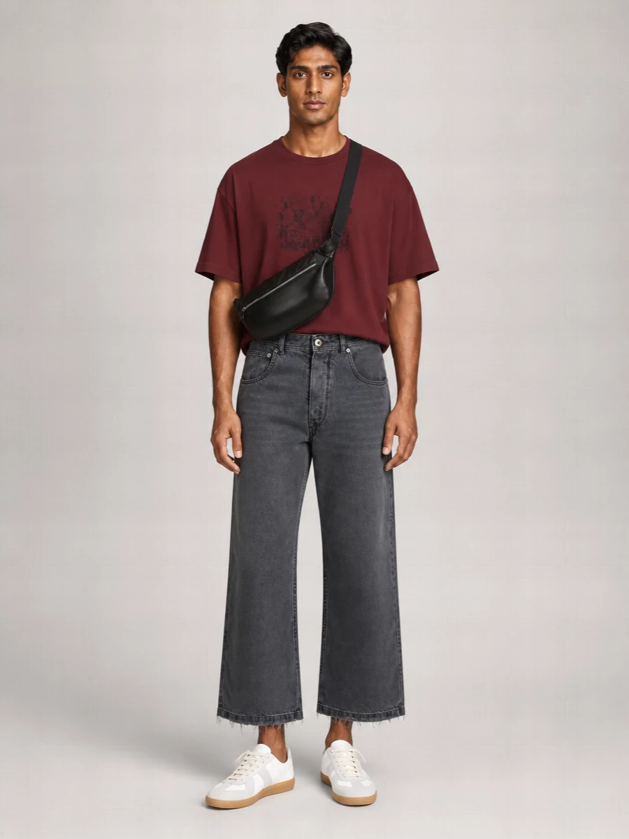 Maison Margiela Printed Oversized Cotton T-Shirt