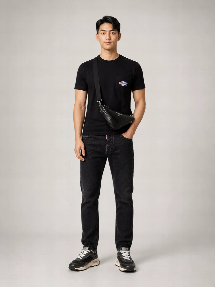 Dsquared2 Logo Print Cotton T-Shirt