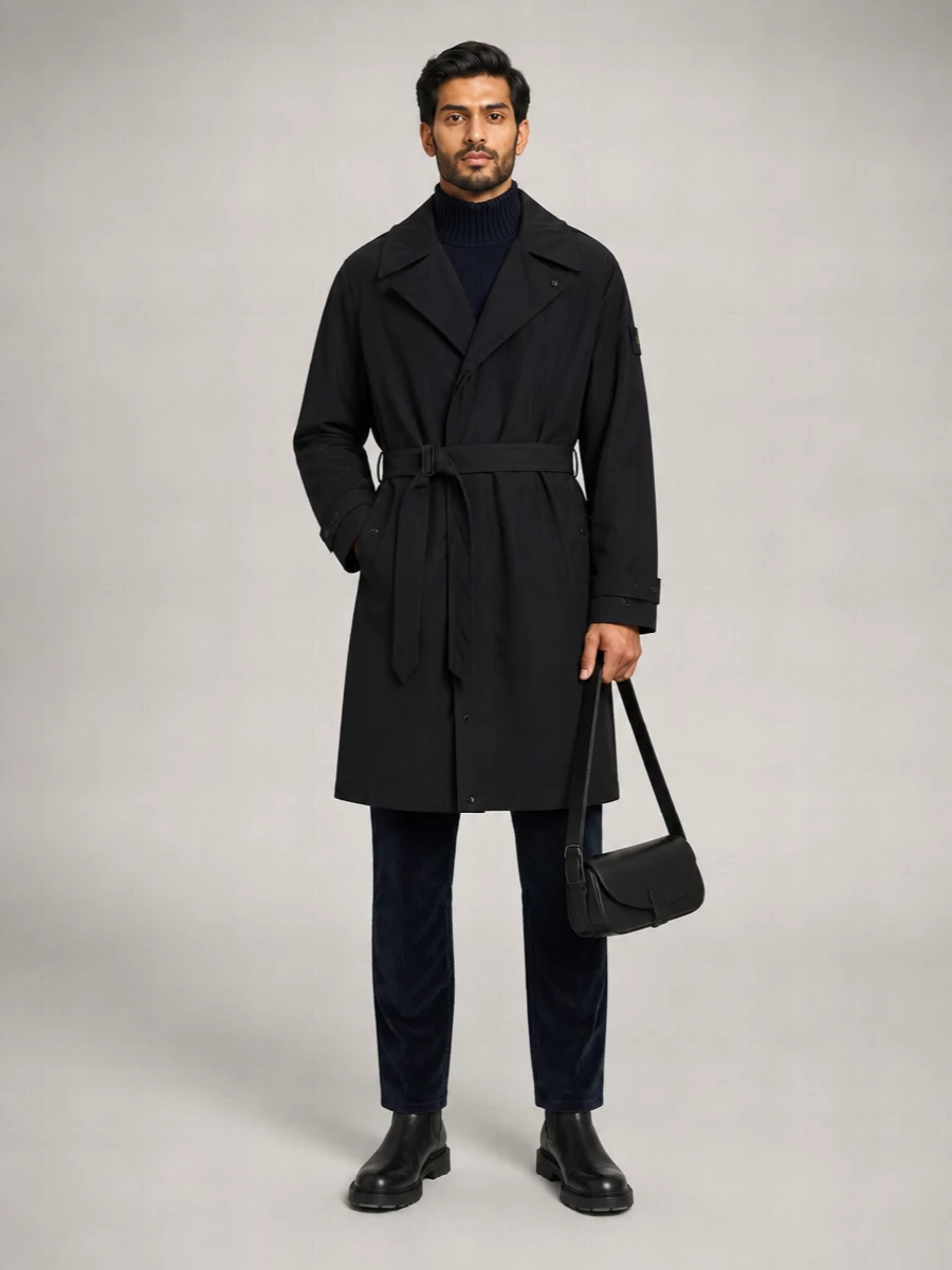 Stone Island Belted Trench Coat
