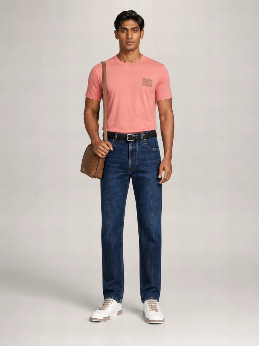 Dolce&Gabbana Cotton Crew-Neck Short-Sleeve T-Shirt